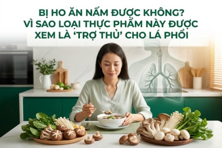 Bị Ho Ăn Nấm Được Không? Vì Sao Loại Thực Phẩm Này Được Xem Là Trợ Thủ Cho Lá Phổi