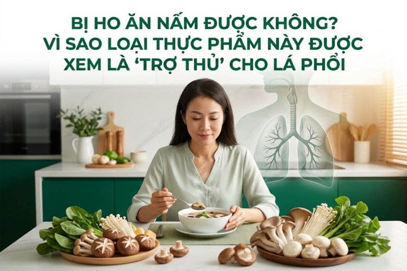 Bị Ho Ăn Nấm Được Không? Vì Sao Loại Thực Phẩm Này Được Xem Là Trợ Thủ Cho Lá Phổi