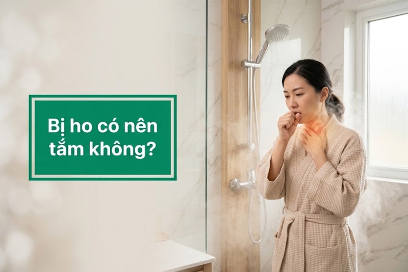 Bị Ho Có Nên Tắm Không? Cách Tắm An Toàn Để Nhanh Khỏi Bệnh