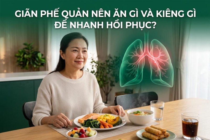 Giãn Phế Quản Nên Ăn Gì Và Kiêng Gì Để Nhanh Hồi Phục?