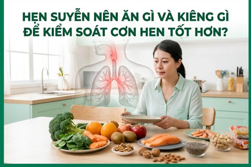 Hen Suyễn Nên Ăn Gì Và Kiêng Gì Để Kiểm Soát Cơn Hen Tốt Hơn?