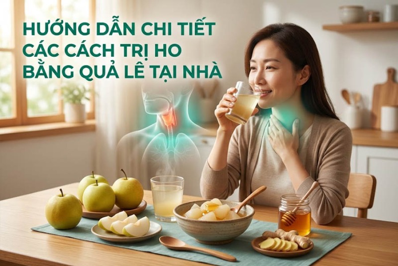 Hướng Dẫn Chi Tiết Các Cách Trị Ho Bằng Quả Lê Tại Nhà