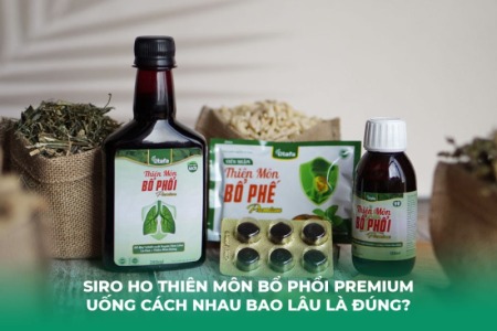 Siro Ho Thiên Môn Bổ Phổi Premium Uống Cách Nhau Bao Lâu Là Đúng?