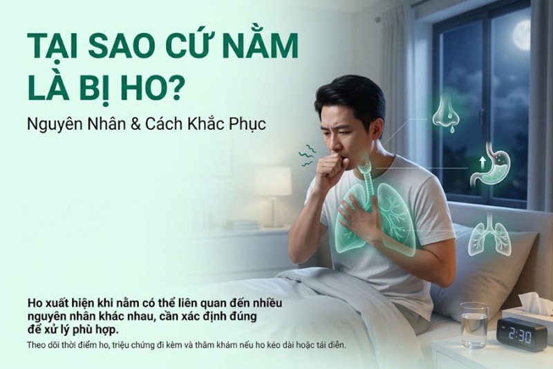 Tại Sao Cứ Nằm Là Bị Ho? Nguyên Nhân Cách Khắc Phục