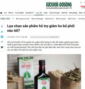 Thiên Môn Bổ Phổi Premium – Liên Tục “Gây Bão” Trên Báo Chí!