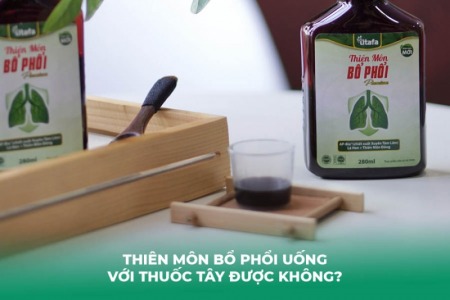 Thiên Môn Bổ Phổi Uống Với Thuốc Tây Được Không?