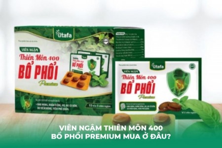 Viên Ngậm Thiên Môn 400 Bổ Phổi Premium Mua ở Đâu Chính Hãng, Giá Tốt?