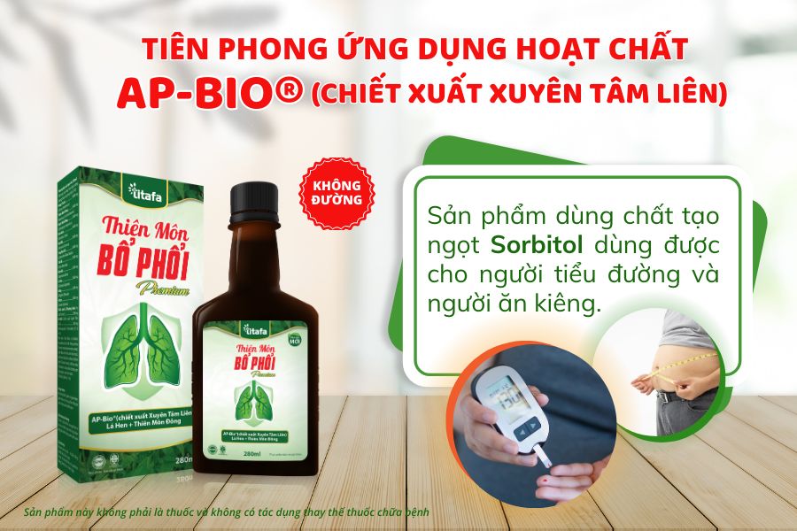 Siro ho Thiên Môn Bổ Phổi Premium