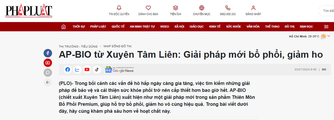 thiên môn bổ phổi