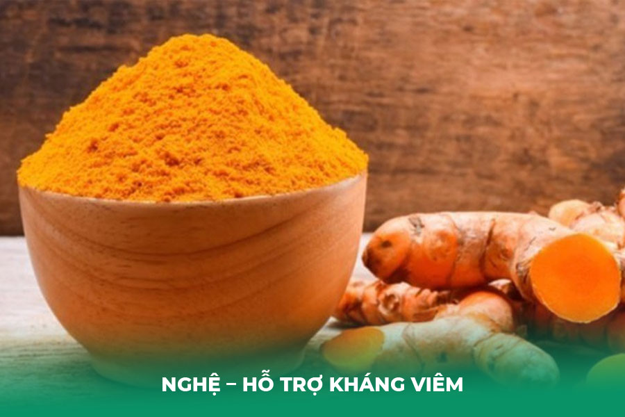 Nghệ – hỗ trợ kháng viêm