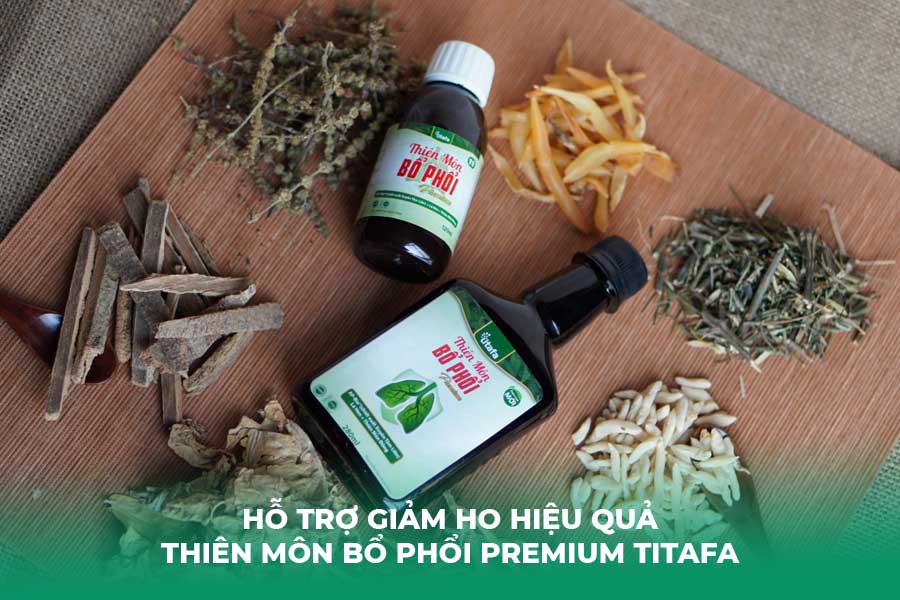 Hỗ Trợ Giảm Ho Hiệu Quả - Thiên Môn Bổ Phổi Premium Titafa