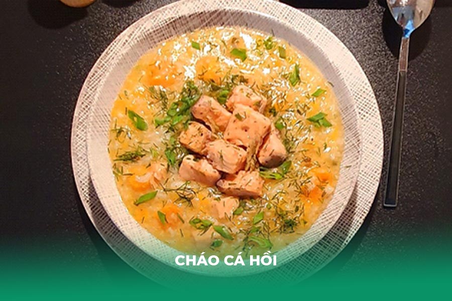 Cháo cá hồi