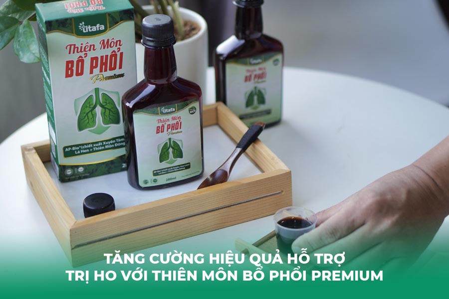 Tăng cường hiệu quả hỗ trợ trị ho với Thiên Môn Bổ Phổi Premium
