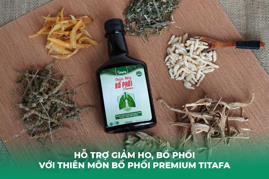 Hỗ Trợ Giảm Ho, Bổ Phổi Với Thiên Môn Bổ Phổi Premium Titafa