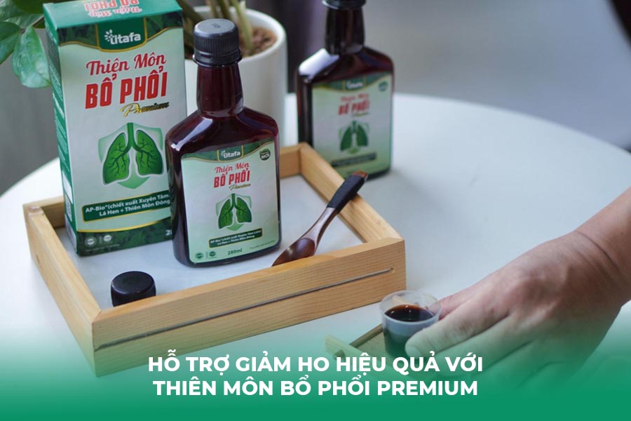 Hỗ Trợ Giảm Ho Hiệu Quả Với Thiên Môn Bổ Phổi Premium
