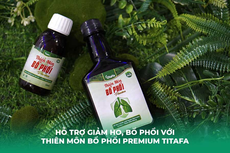 Hỗ Trợ Giảm Ho, Bổ Phổi Với Thiên Môn Bổ Phổi Premium Titafa