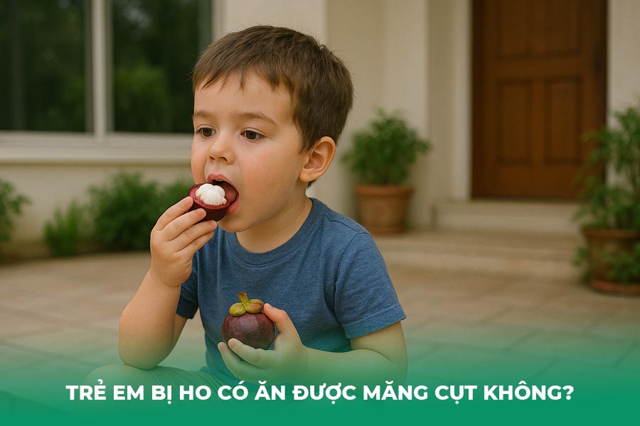 Trẻ em bị ho có ăn được măng cụt không?