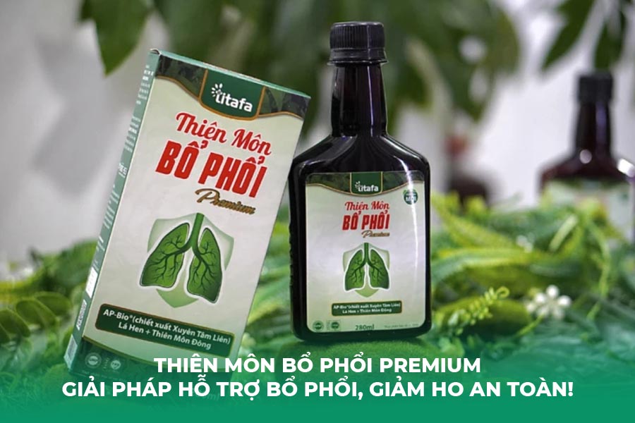 Thiên Môn Bổ Phổi Premium - Giải pháp hỗ trợ bổ phổi, giảm ho an toàn!