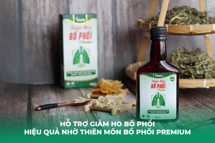 Hỗ Trợ Giảm Ho Bổ Phổi Hiệu Quả Nhờ Thiên Môn Bổ Phổi Premium