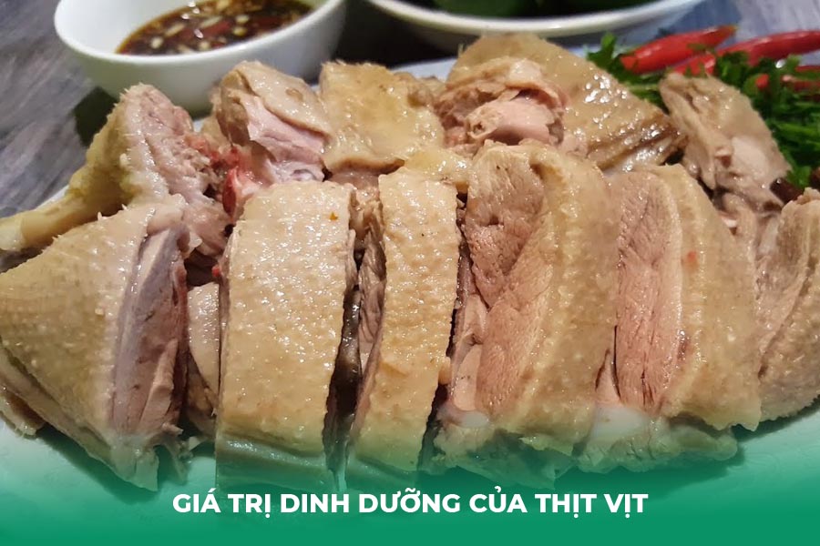 Giá trị dinh dưỡng của thịt vịt