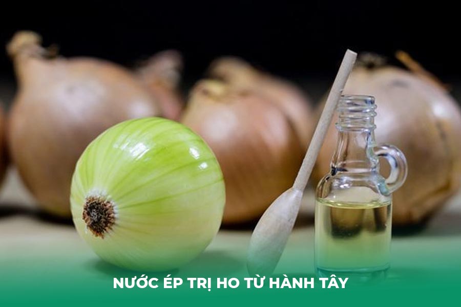 Nước ép trị ho từ hành tây