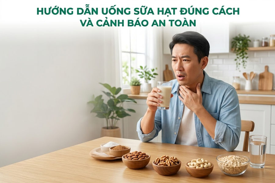 Hướng Dẫn Uống Sữa Hạt Đúng Cách Và Cảnh Báo An Toàn