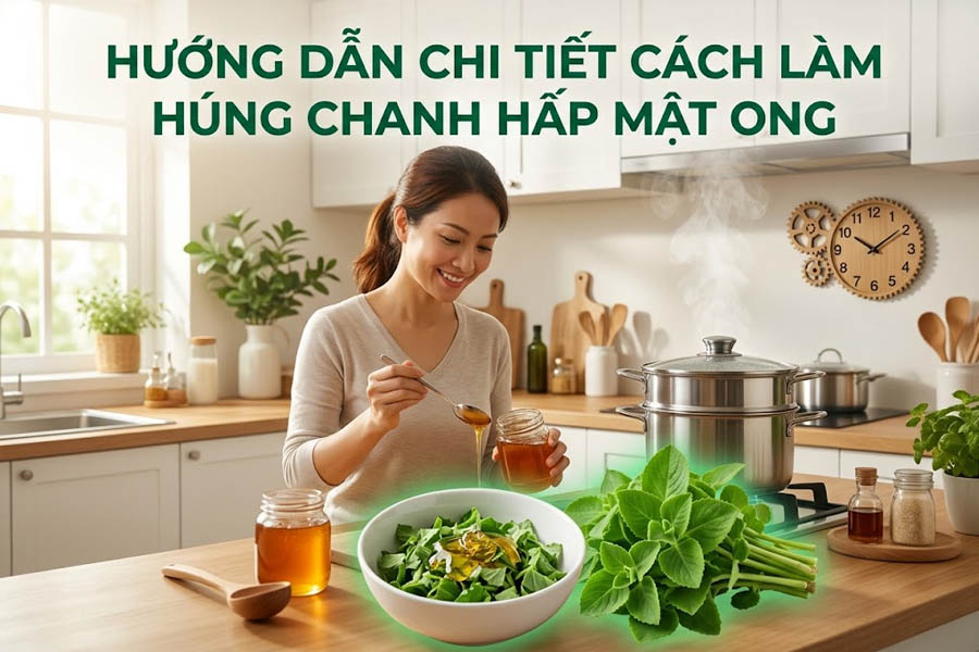 Hướng Dẫn Chi Tiết Cách Làm Húng Chanh Hấp Mật Ong