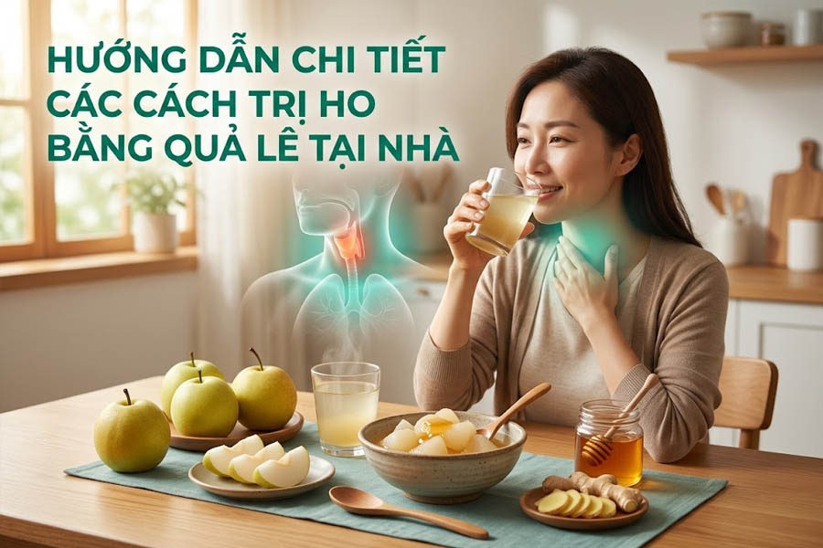 Hướng Dẫn Chi Tiết Các Cách Trị Ho Bằng Quả Lê Tại Nhà