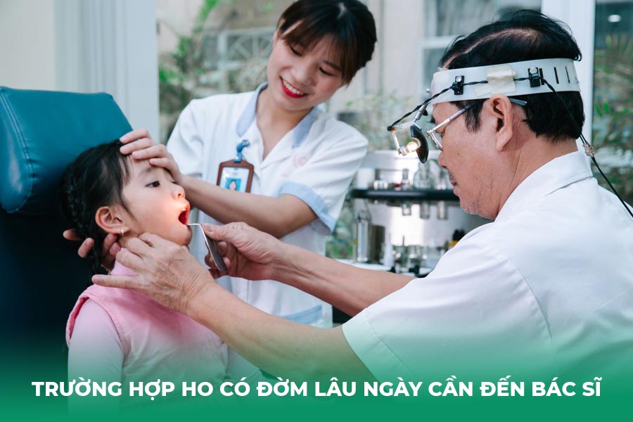 Trường hợp ho có đờm lâu ngày cần đến bác sĩ