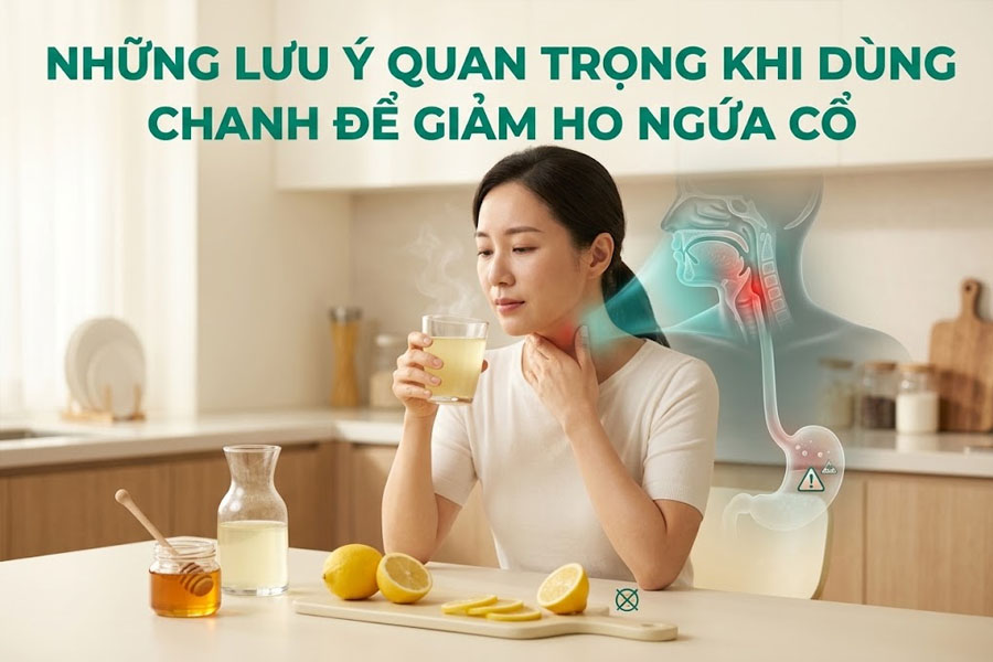 Những lưu ý quan trọng khi dùng chanh để giảm ho ngứa cổ
