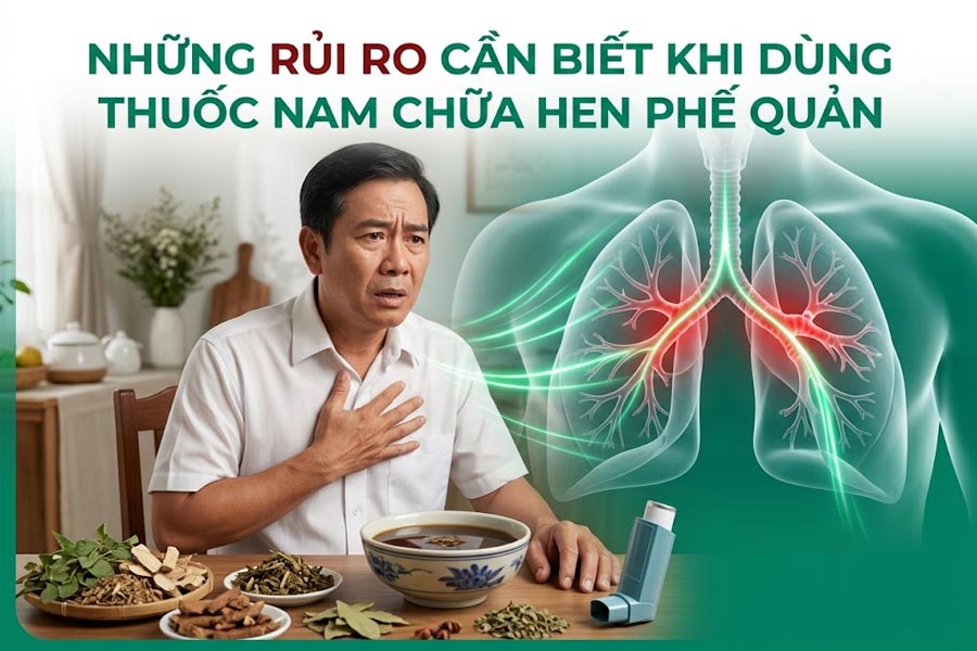 Những Rủi Ro Cần Biết Khi Dùng Thuốc Nam Chữa Hen Phế Quản