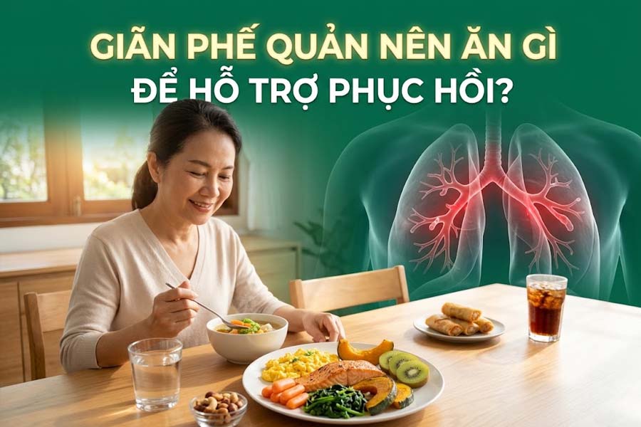 Giãn Phế Quản Nên Ăn Gì Để Hỗ Trợ Phục Hồi?