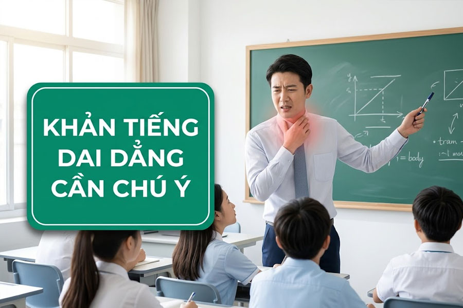 Khản tiếng dai dẳng cần chú ý