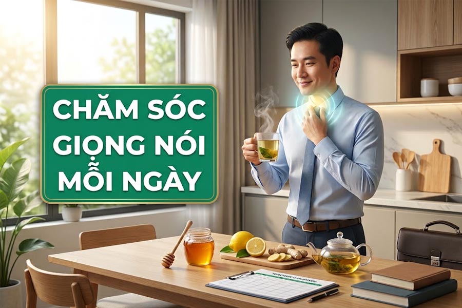 Chăm sóc giọng nói mỗi ngày