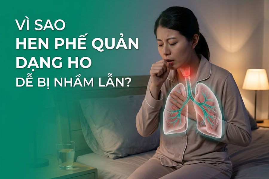 Vì Sao Hen Phế Quản Dạng Ho Dễ Bị Nhầm Lẫn?