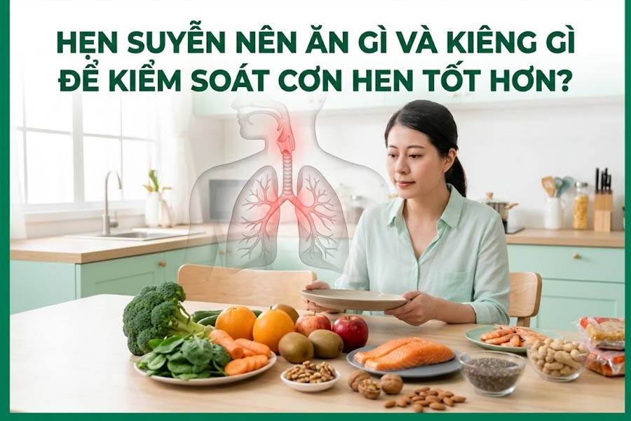 Hen Suyễn Nên Ăn Gì Và Kiêng Gì Để Kiểm Soát Cơn Hen Tốt Hơn?