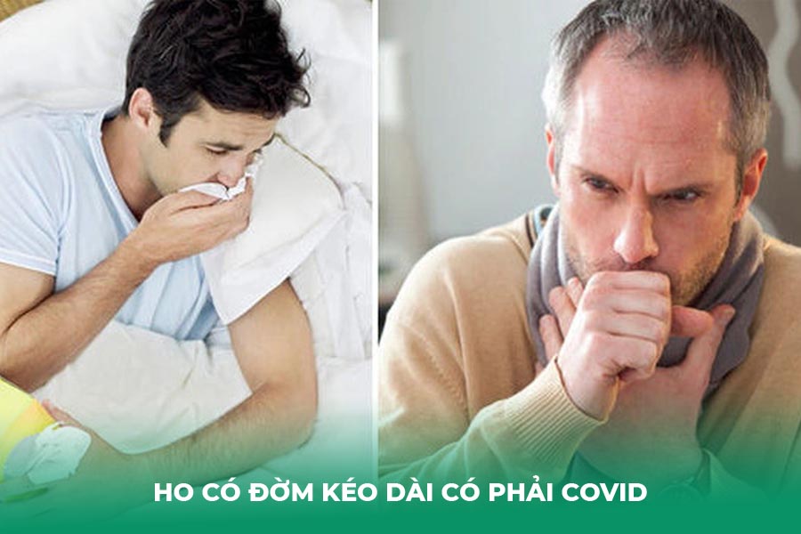 ho có đờm kéo dài có phải COVID