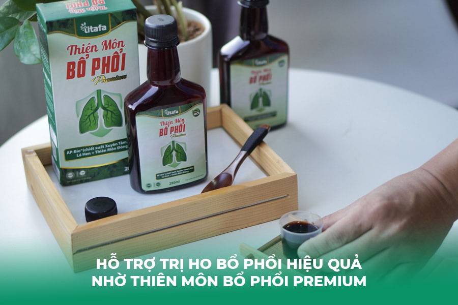 Hỗ Trợ Trị Ho Bổ Phổi Hiệu Quả Nhờ Thiên Môn Bổ Phổi Premium