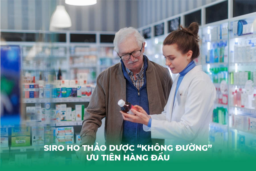 Siro ho thảo dược “không đường” – ưu tiên hàng đầu