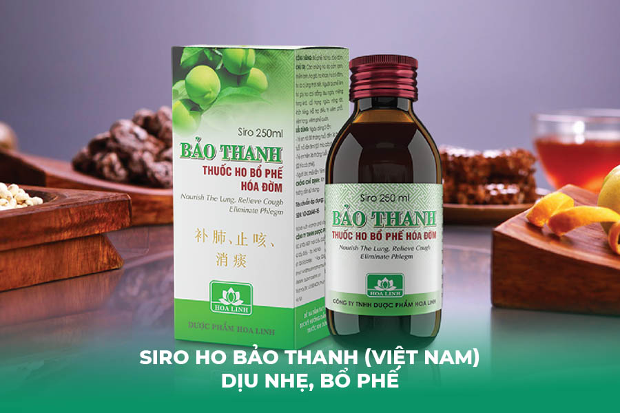Siro Ho Bảo Thanh (Việt Nam) – Dịu Nhẹ, Bổ Phế