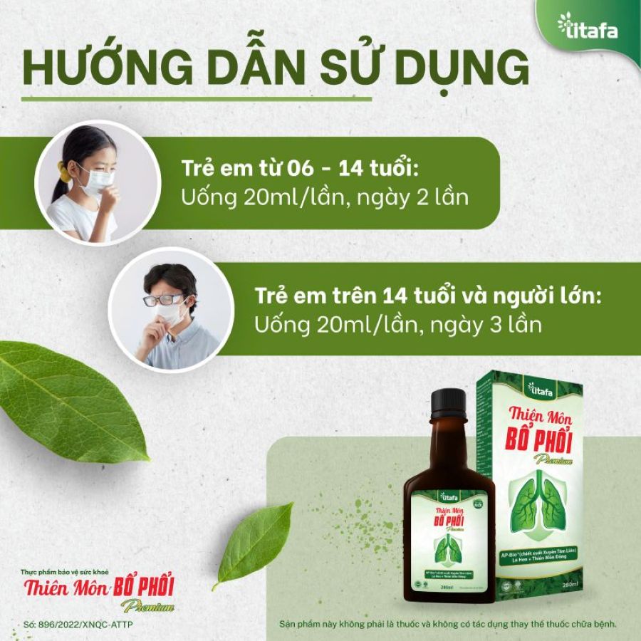 Cách Dùng Thuốc Ho Bổ Phế Cho Người Lớn/Trẻ Em