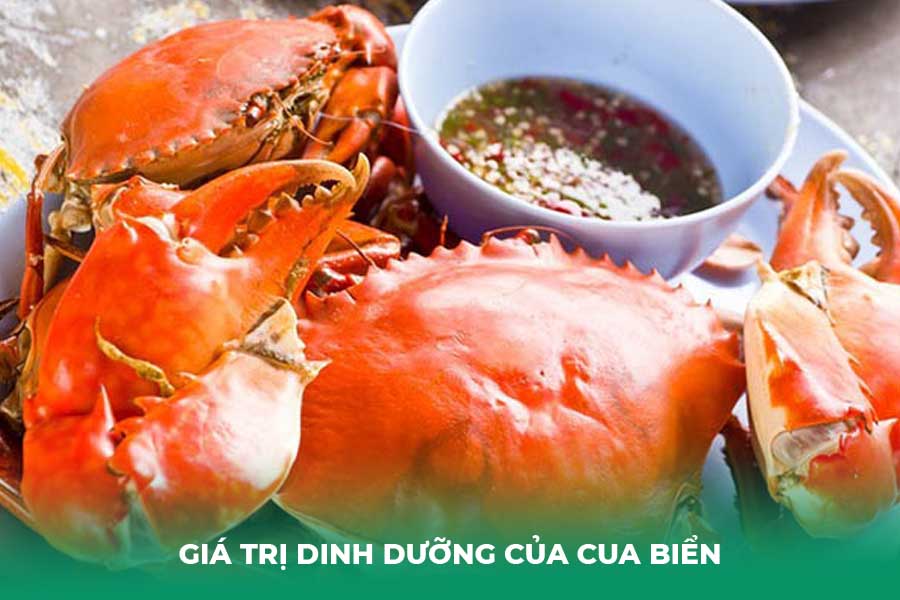 Giá trị dinh dưỡng của cua biển