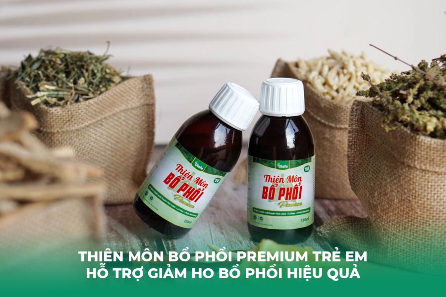 Thiên Môn Bổ Phổi Premium Trẻ Em - Hỗ trợ giảm ho bổ phổi hiệu quả