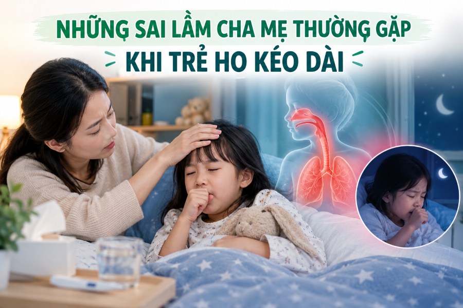 Những Sai Lầm Cha Mẹ Thường Gặp Khi Trẻ Ho Kéo Dài