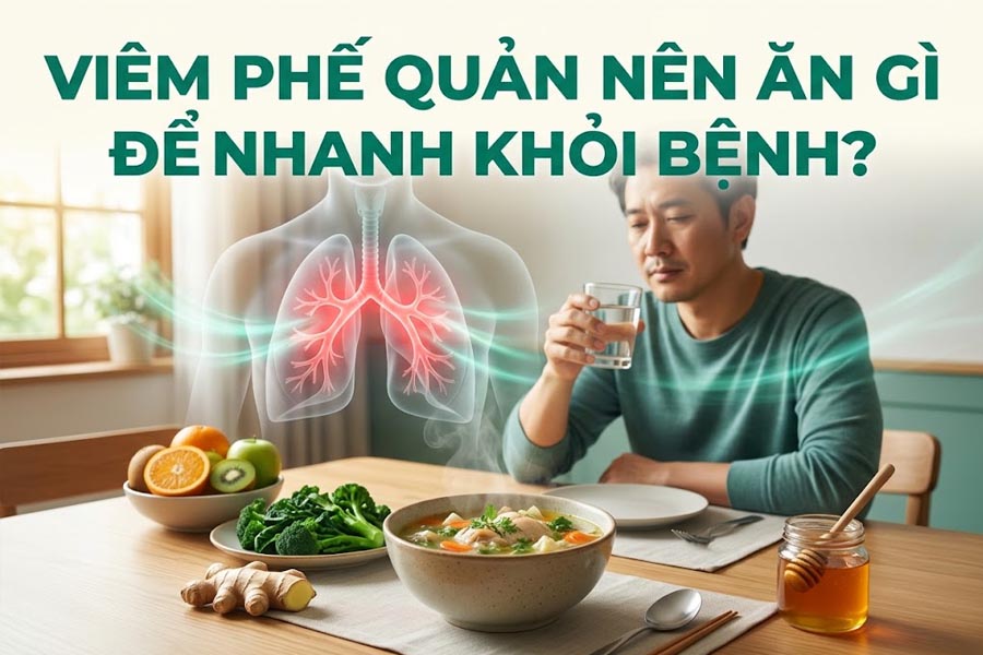 Viêm Phế Quản Nên Ăn Gì Để Nhanh Khỏi Bệnh?