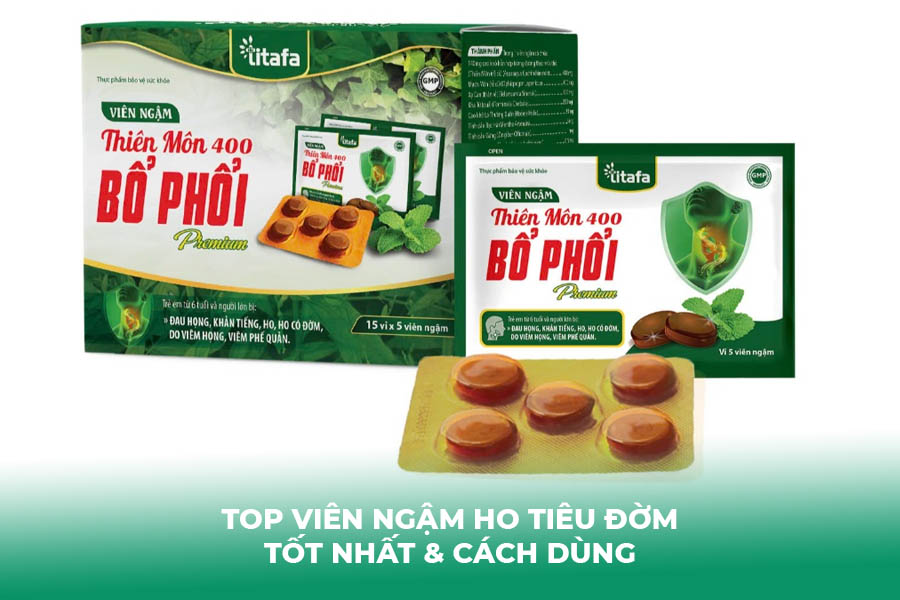 Top Viên Ngậm Ho Tiêu Đờm Tốt Nhất & Cách Dùng