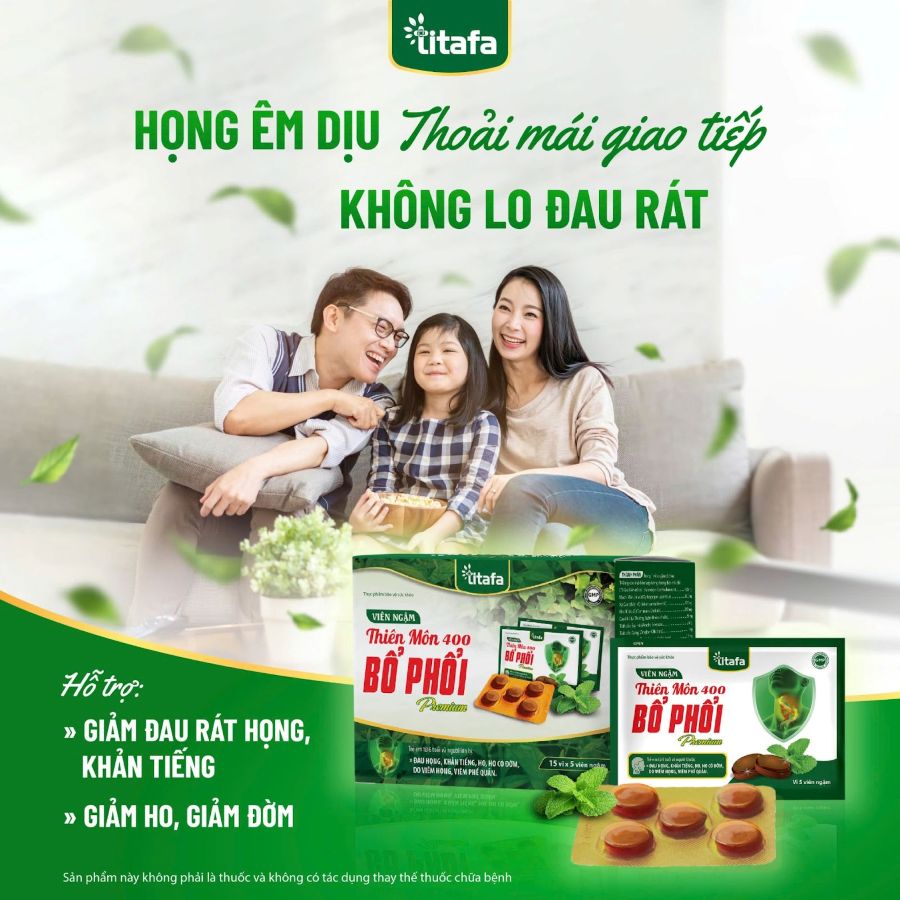 Đối tượng sử dụng Thiên Môn 400 Bổ Phổi Premium